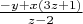 $ \frac {-y+x(3z+1)} {z-2}$