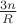 $\frac{3n}R$