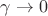 $\[\gamma  \to 0\]$