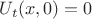 $U_{t}(x,0)=0$