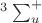 ${}^3\sum^+_u$