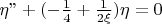 $ \eta