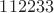 $112233$