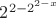 $2^{2-2^{2-x}}$