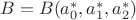 $B=B(a^*_0, a^*_1, a^*_2)$