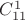 $C_{11}^1$