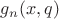 $g_n(x,q)$