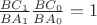 $\frac{BC_1}{BA_1}\frac{BC_0}{BA_0}=1$