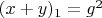$(x+y)_1=g^2$