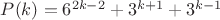 $P(k)=6^{2k-2}+3^{k+1}+3^{k-1}$