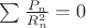 $\sum\frac{P_n}{R_n^2}=0$