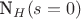 N_H(s=0)
