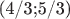 ({{4}/3};{{5}/3})