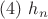 $(4)\ h_n$