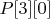 $P[3][0]$