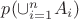 $p(\cup _{i=1}^n A_i)$