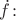 $\dot f\colon$