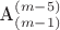 A_{(m-1)}^{(m-5)}