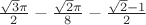 $\frac{\sqrt{3}\pi}{2}-\frac{\sqrt{2}\pi}{8}-\frac{\sqrt{2}-1}{2}$