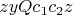 $zyQc_1c_2z$