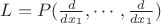 $  L = P (\frac{d}{dx_1}, \cdots , \frac{d}{dx_1})$