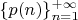 $\{p(n)\}_{n=1}^{+\infty}$