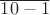 $\overline{10-1}$ $\overline{10-1}$