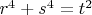 $r^4+s^4=t^2$