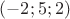 $(-2;5;2)$