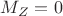 $M_Z=0$