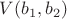 $V(b_1,b_2)$