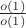 $\frac{o(1)}{o(1)}$