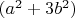 $(a^2+3b^2)$