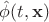 $\hat{\phi}(t,\mathbf{x})$