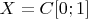 $X=C[0;1]$