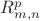$R^p_{m, n}$