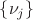 $\{\nu_j\}$