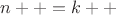 $n++ = k++$