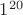 $1^{20}$