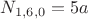 $N_{1,6,0}=5a$