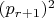 $(p_{r+1})^2$
