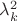 $\lambda_k^2$