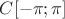 $C[-\pi;\pi]$