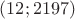 $(12; 2197)$