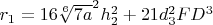 $r_1=16\sqrt[6]{7a}^2h_2^2+21d_3^2FD^3$