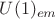 $U(1)_{em}$