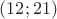 $(12;21)$