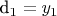 d_1 = y_1