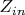 $Z_{in}$