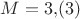 $M=3{,}(3)$